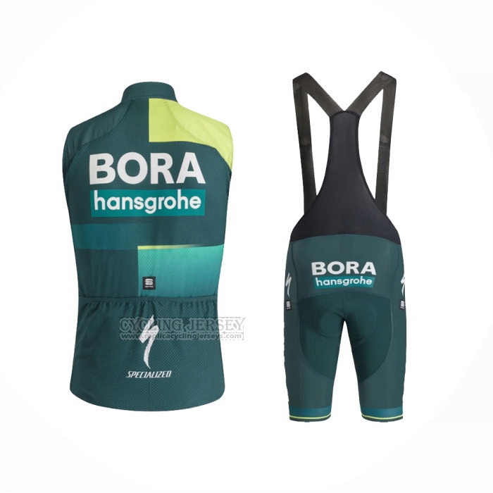 2024 Wind Vest Bora-Hansgrone Green And Bib Short
